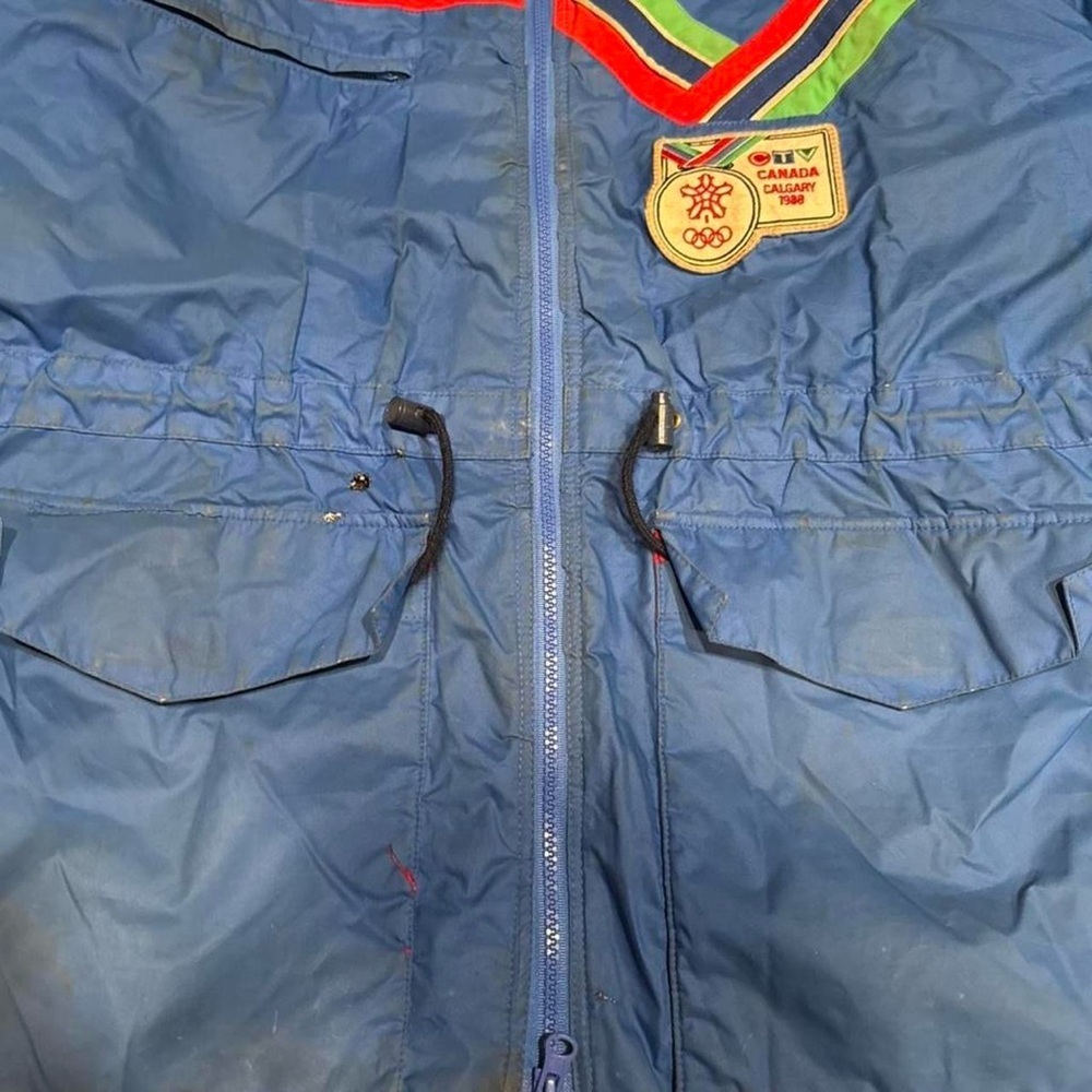 Vintage Sunice Calgary 1988 Olympic Colorblock Patched Ski Jacket - Picture 3 of 6